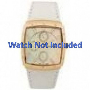 Bracelet de montre Skagen 496SRLW Cuir Blanc 25mm
